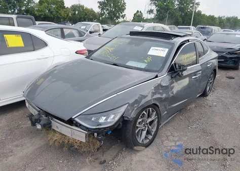 2021 Hyundai Sonata Sel из США, поврежденный, VIN 5NPEF4JA8MH102268
